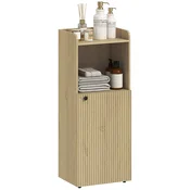 HOMCOM HOMCOM Kopalniška omara iverna plošča, MDF 40D x 31Š x 104V cm Hrast, (5000279404)