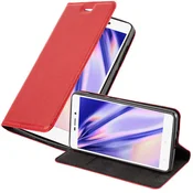Cadorabo Cadorabo Ohišje, združljivo z Xiaomi RedMi 3S v rdeče jabolko - Zaščitni ovitek z magnetnim zapiranjem, stoječo funkcijo in režo za kartice, (20549453)