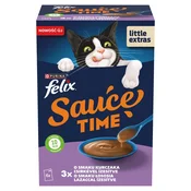 PURINA Felix Sauce Time - mokra hrana za mačke - 6x40g