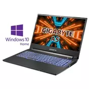 GIGABYTE Laptop A5 X1 15.6 FHD 240Hz Ryzen 9 5900HX 16GB 512GB SSD GeForce RTX 3070 8GB Backlit Windows 10 Home