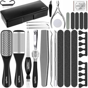 Generic PRO prenosni set za manikuro in pedikuro nohtov 26 delni, (21058772)