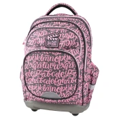 Play Ranac za devojčice Fancy Letters Superb, 42 x 34 x 21 cm, Roze