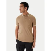 G-Star Raw Polo majica Dunda D17127-5864 Rjava Slim Fit