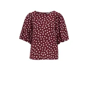 WE Fashion Bluza vinsko rdeča/bela