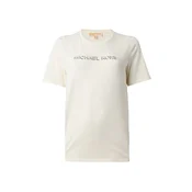 MICHAEL Michael Kors Majica slonovina/črna