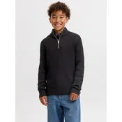 Jack & Jones Junior Pulover JJPANNEL črna