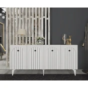 Hanah Home Konzola Breda, 150x79x40 cm, Bela