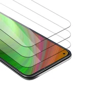 Cadorabo CADORABO ZTE Blade V2020 - Zaščitna folija v visoka prosojnost - 3-pack Kaljeno zaščitno steklo za zaslone s trdoto 9H in združljivostjo s 3D dotikom, (20548956)