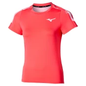 Ženska majica Mizuno Daybreakers Printed SS Tee W Calypso Coral L