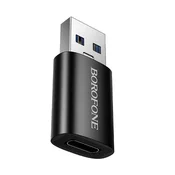 Borofone adapter BV26B – USB na USB-C, črna