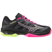 Ženska obuca za padel Mizuno Wave Exceed Light Padel - ebony/pinkglo/neolime