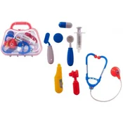Teddies Komplet zdravnik/zdravnica iz plastike v plastičnem kovčku