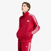 Mikina adidas Pinstripe Firebird Loose Tracktop Team Victory Red/ White/ Team Victory Red L
