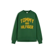 TOMMY HILFIGER Majica VARSITY kari/zelena