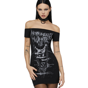 Ženska obleka KILLSTAR X MOTIONLESS IN WHITE - Up From Hell - Black - KSRA014411