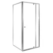 Kotna tuš kabina Flexi 80x80 cm brez tuš pladnja