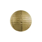 PartyDeco Okrogli papirnati lampion, zlat 35 cm
