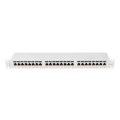 Lanberg PPSA-1024-S patch panel 1U, F/UTP Cat6a, 24 vrat
