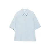 Pull&Bear Bluza svetlo modra