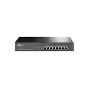 TP-LINK switch Gigabit 8x RJ45 101001000Mbps, 8-Port PoE+, Desktop Rackmount (TL-SG1008MP)
