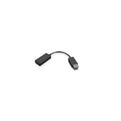 Lenovo 4X90R61023 video cable adapter 0.225 m DisplayPort HDMI Type A (Standard) Black