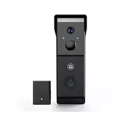 Nedis WIFICDP31BK-Videozvono sa senzorom 4400 mAh 2x Full HD 1080p IP54 Wi-Fi Tuya