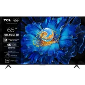 TCL TV 65C6KS 65, MiniLED, 4K, 60Hz, Google TV, crni