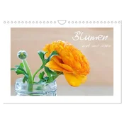 Blumen zart und schön (Wandkalender 2026 DIN A4 quer), CALVENDO Monatskalender