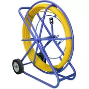 Extralink Pilot 8mm 250m | Pilota za vlečenje kablov | steklena vlakna FRP, premer 8mm, dolžina 250m, rumena