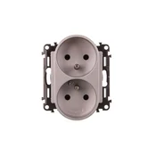 shumee Valena life Dvojna vtičnica 2P+Z z aluminijasto rolo 753390