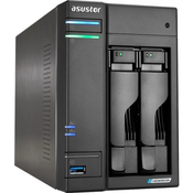 Asustor NAS AS6702T / 2x 2.5"/3.5" SATA III/ Celeron N5105 2.0 GHz/ 4GB/ 2x 2.5GbE/ 4x M.2