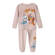 NAME IT Pižama NMFADAS PAWPATROL rjava/majnica/mauve/bela