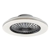 Rabalux Plafonjera sa ventilatorom Dalfon2, 48W, 48,5cm, 3000-6000K, Crno-bela