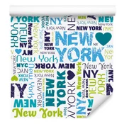 Tapeta I Love New York za dnevno sobo in spalnico 50x1000 cm