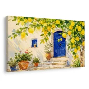Slika sredozemske limone nad verando - 30x20