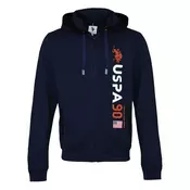 U.S. POLO ASSN. Jopa na zadrgo  temno modra / rdeča / bela