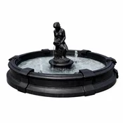 Casa Padrino baroque garden fountain black A� 234 x H. 115 cm - Made in Italy