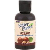 NOW Foods NOW Better Stevia Liquid, Lešnik, 59 ml