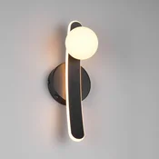 Trio Lighting LED stenska svetilka Napoli, črna mat, višina 34 cm, kovina CCT - Dnevna soba/jedilnica - Sodobni