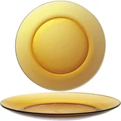 Duralex Duralex LYS AMBER desertni krožnik, oranžne barve, premer 190 mm – komplet 6 kosov