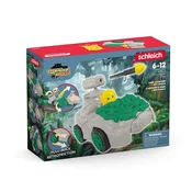 Playset Schleich Jungle Crashmobile with Mini Creature 17 Pieces