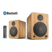 WaveMaster Speaker 2.0 - CUBE MINI NEO Bambus (36W RMS, Bluetooth, 3,5 mm priključak, RCA, Toslink, daljinski upravljač, bambus) 66372