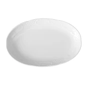 Ovalni Krožnik Flora, Porcelan, 280x180mm