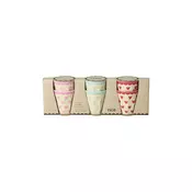 Rice komplet skodelic za espresso iz umetne mase 9 x 6 x 26 cm
