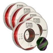 Professional Lab 5x Silk PLA Trojna Barva Kraljevski Cvet filament 1.75mm - Professional Lab Sijajni Filament za 3D Tisk (1kg Kolut)