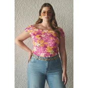 Trendyol Curve Ženska bluza Tbbss26Af00084, Šarena