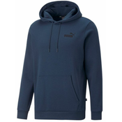 Muška sportski pulover Puma Essentials Small Logo Hoodie - marine blue