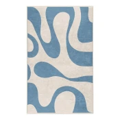 Modra pralna preproga 80x150 cm Blue Latte – Mila Home
