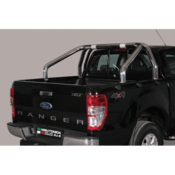 Misutonida Roll Bar O76mm inox srebrni za pickup Ford Ranger 2012-2015 i 2016-2018 double cab s TÜV certifikatom
