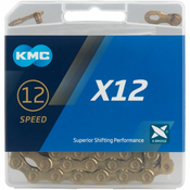 LANAC KMC X12 GOLD BLACK 126 LINKS